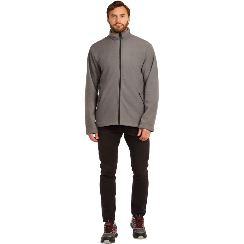 Изображение товара Толстовка флисовая мужская серая размер S (40-42)