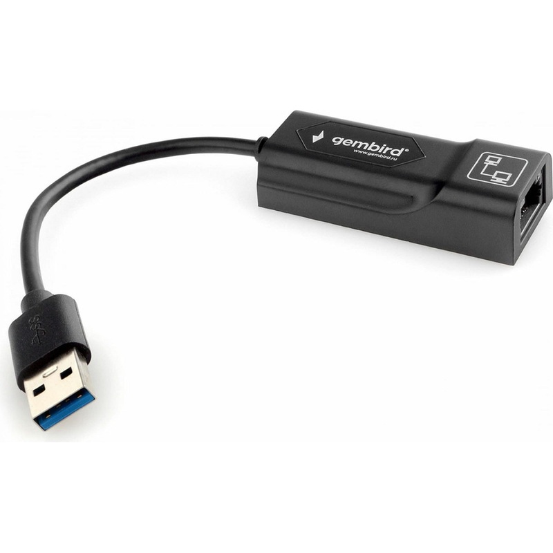Изображение товара Сетевой адаптер Gembird NIC-U5 USB 3.0 для проводных соединений