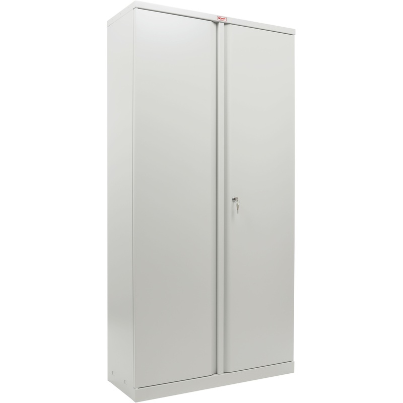 Изображение товара Шкаф металлический (архивный) для документов Комус Мебель М-18 (светло-серый, 915х370х1830 мм)