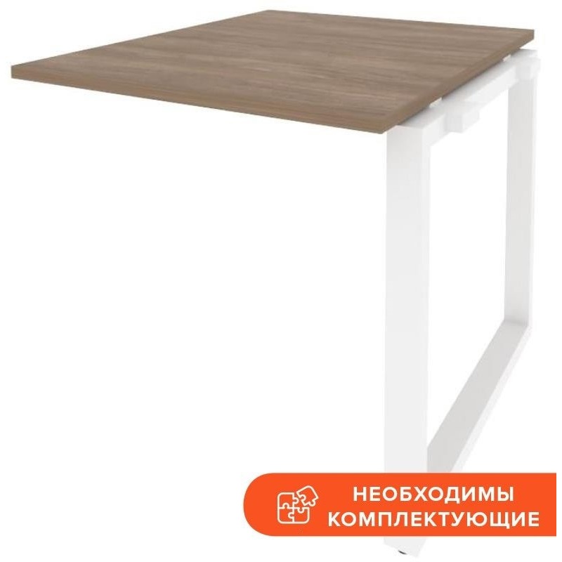 Изображение товара Элемент стола для переговоров Onix-O O.MO-NPRG-0 дуб аризона белый 780х980х750 мм