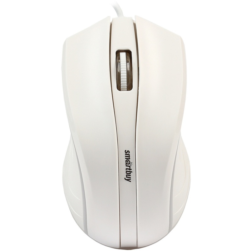 Изображение товара Проводная мышь Smartbuy One 338 белая USB с подсветкой и 1200 dpi