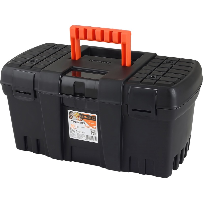 Изображение товара Ящик для инструментов Techniker 18", черный, пластик, 460x250x233 мм