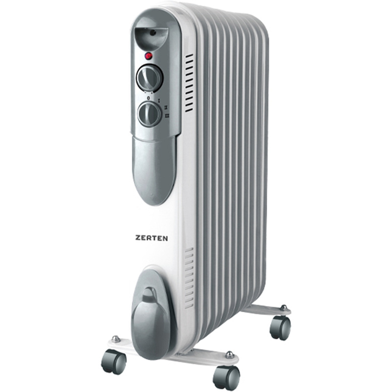 Изображение товара Радиатор масляный Zerten UZS-25 - обогреватель мощностью 2500 Вт