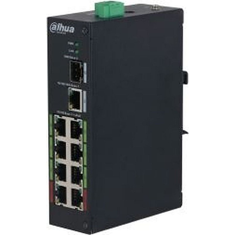 Изображение товара Dahua DH-LR2110-8ET-120 неуправляемый PoE коммутатор 8 портов 120W