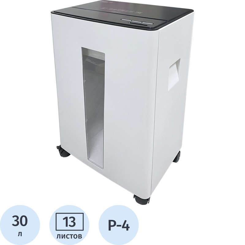 Изображение товара Уничтожитель документов Office Kit 4-го уровня секретности корзина 30 л