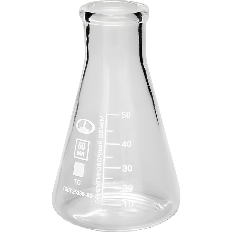 Изображение товара Колба коническая Кн-2-50-22 50 мл для лабораторного использования