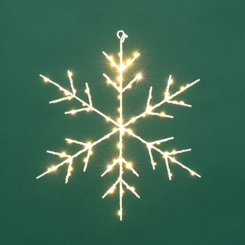 Изображение товара Светодиодная фигура Neon-Night Снежинка тёпло-белое свечение