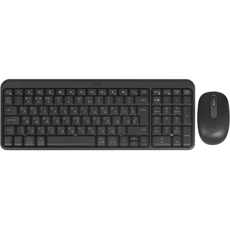 Изображение товара Комплект беспроводной клавиатуры и мыши Logitech MK250 мембранная оптическая Bluetooth