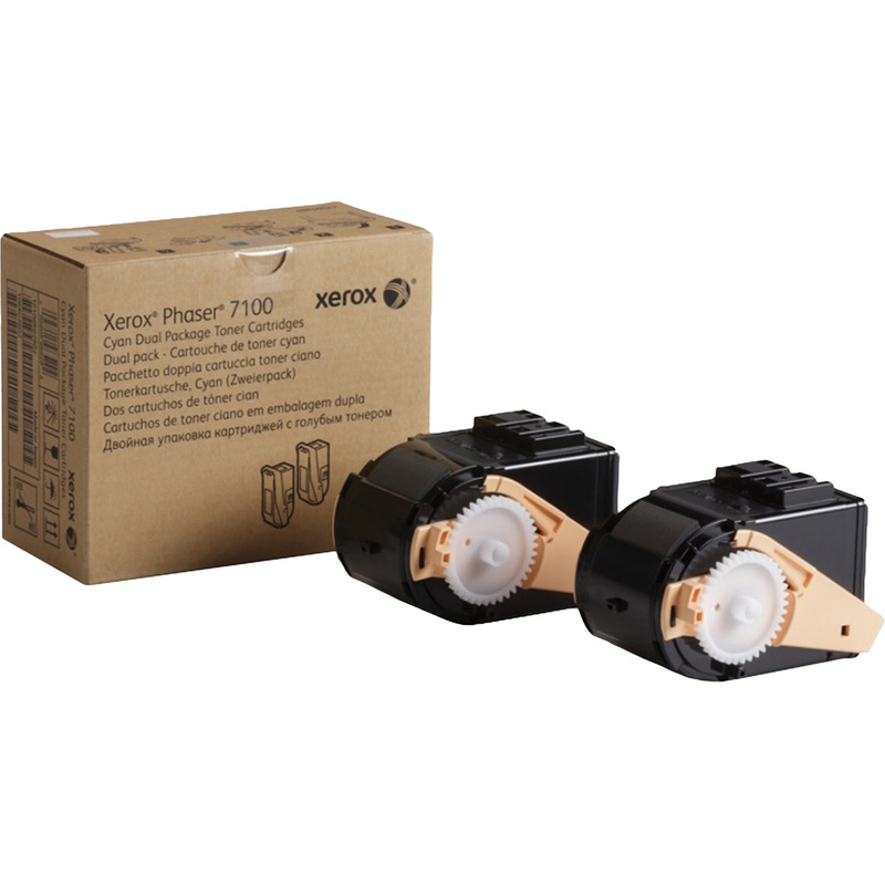 Изображение товара Картридж лазерный Xerox 106R02609 голубой повышенной емкости двойная упаковка