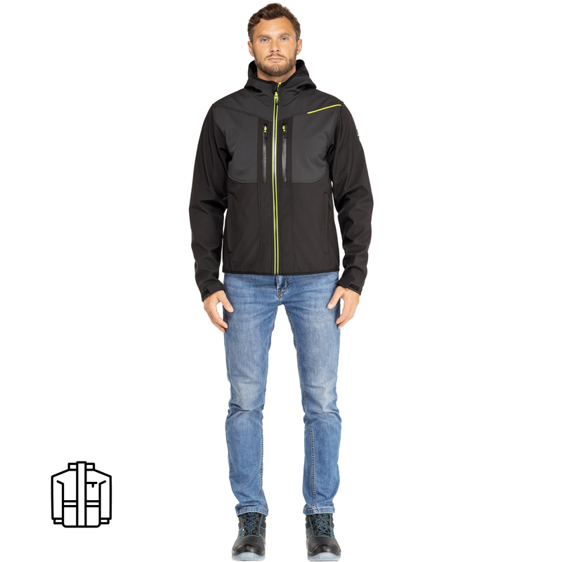 Изображение товара Мужская рабочая демисезонная куртка Horten2 Softshell от Delta Plus