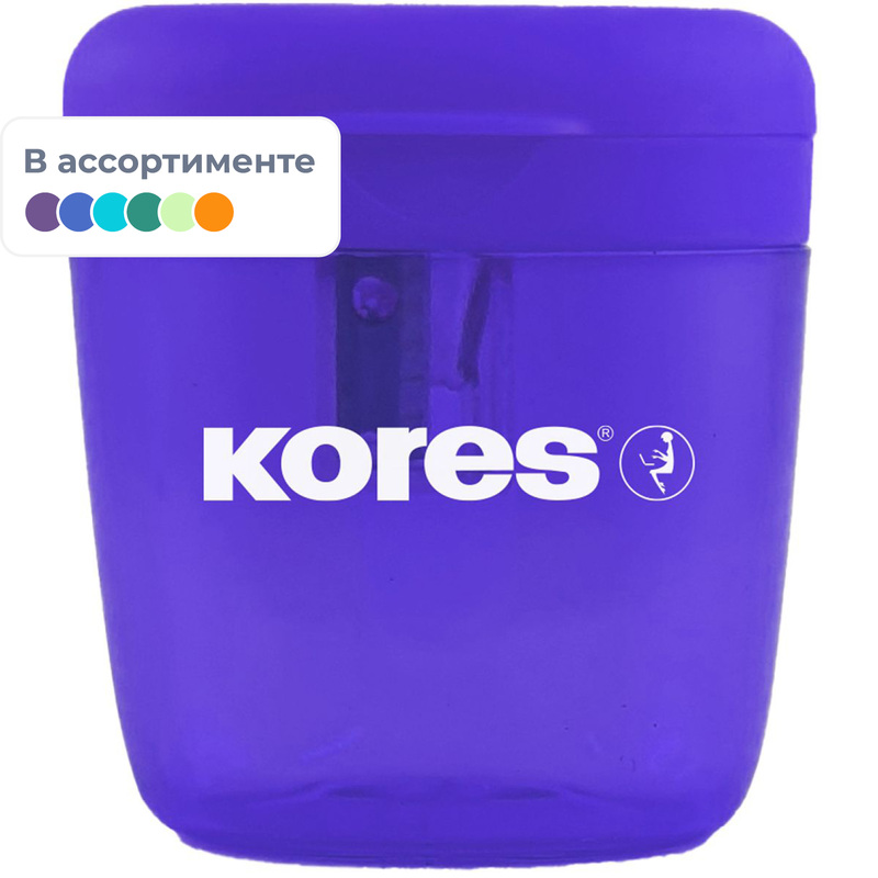 Изображение товара Точилка для карандашей Kores Deposito 1X пластиковая с контейнером