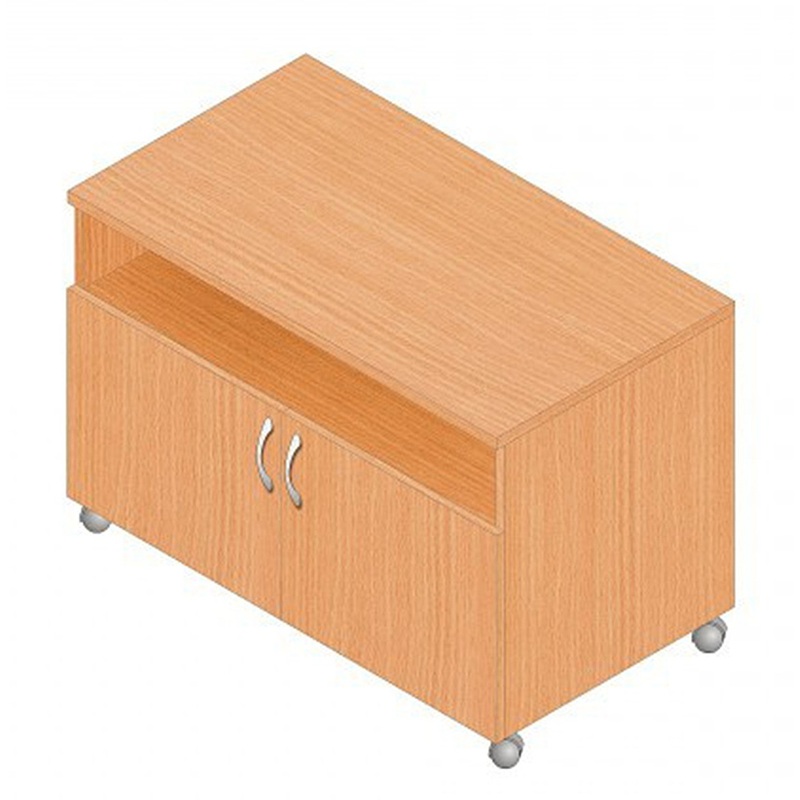 Изображение товара Тумба подкатная Референт Р.ШВ для оргтехники бук светлый