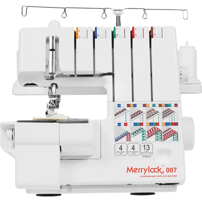Изображение товара Оверлок Merrylock 007 5-ти ниточный механический для домашнего и профессионального использования