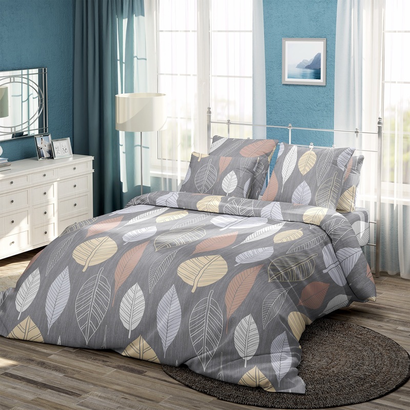 Изображение товара Постельное белье Клевер евро из бязи 2 наволочки 70x70 200x220 220x240