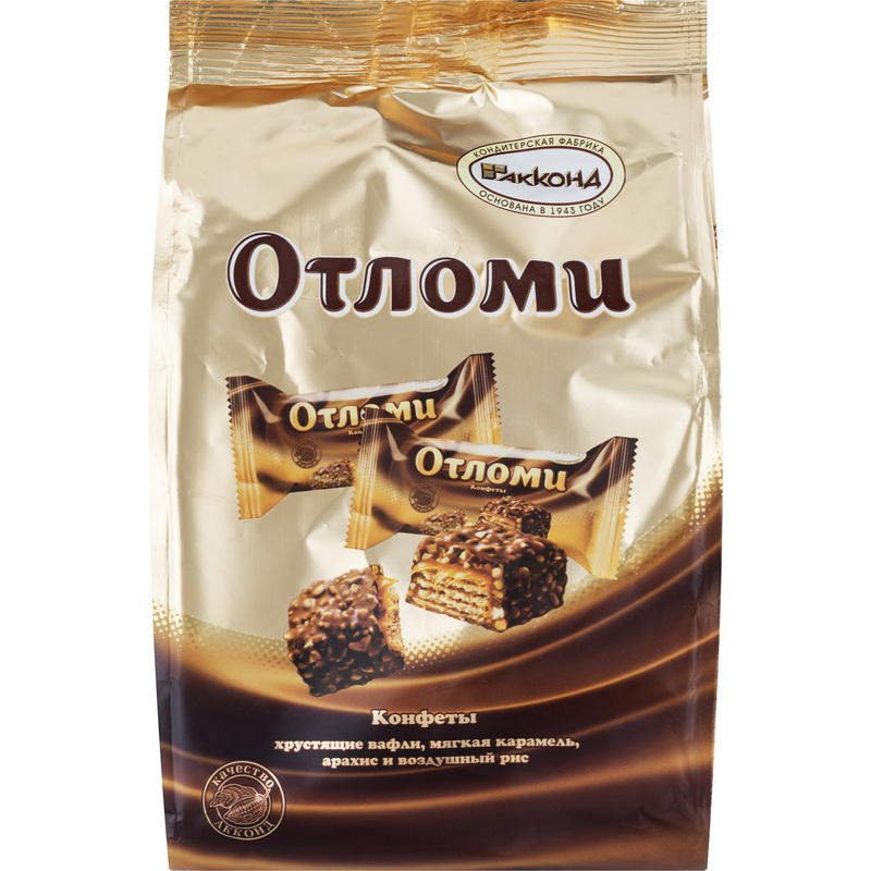 Изображение товара Конфеты шоколадные Акконд Отломи с арахисом и рисом, 360 г