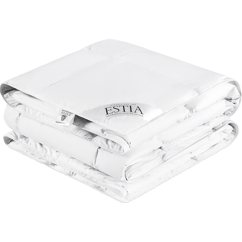 Изображение товара Одеяло 1.5-спальное Estia стёганое 140x200 см с кантом белое