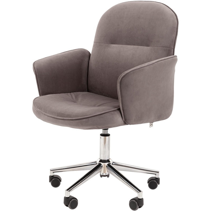 Изображение товара Кресло для руководителя Chairman Home 130 серое ткань металл комфортное офисное