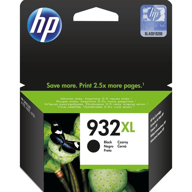 Изображение товара Уценка. Картридж струйный HP 932XL CN053AE черный оригинальный повышенной емкости. уц_тех