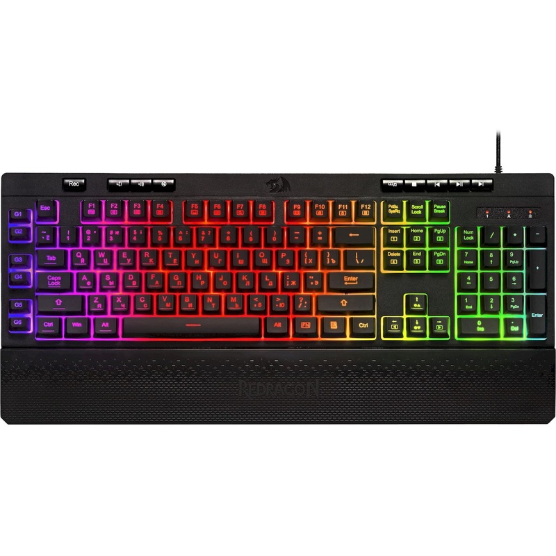 Изображение товара Беспроводная мембранная клавиатура Redragon Shiva с RGB подсветкой