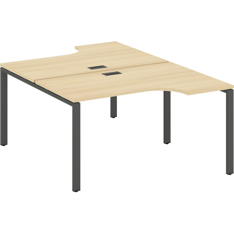 Изображение товара Рабочая станция SN-6P.DRPA-012 акация лорка/антрацит 1580х1992х750 мм