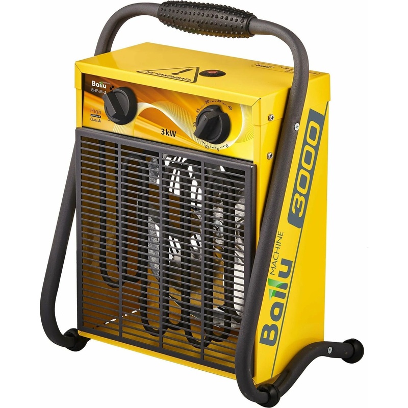 Изображение товара Тепловая пушка Ballu BHP-M-3 электрическая мощность 3 кВт для обогрева помещений