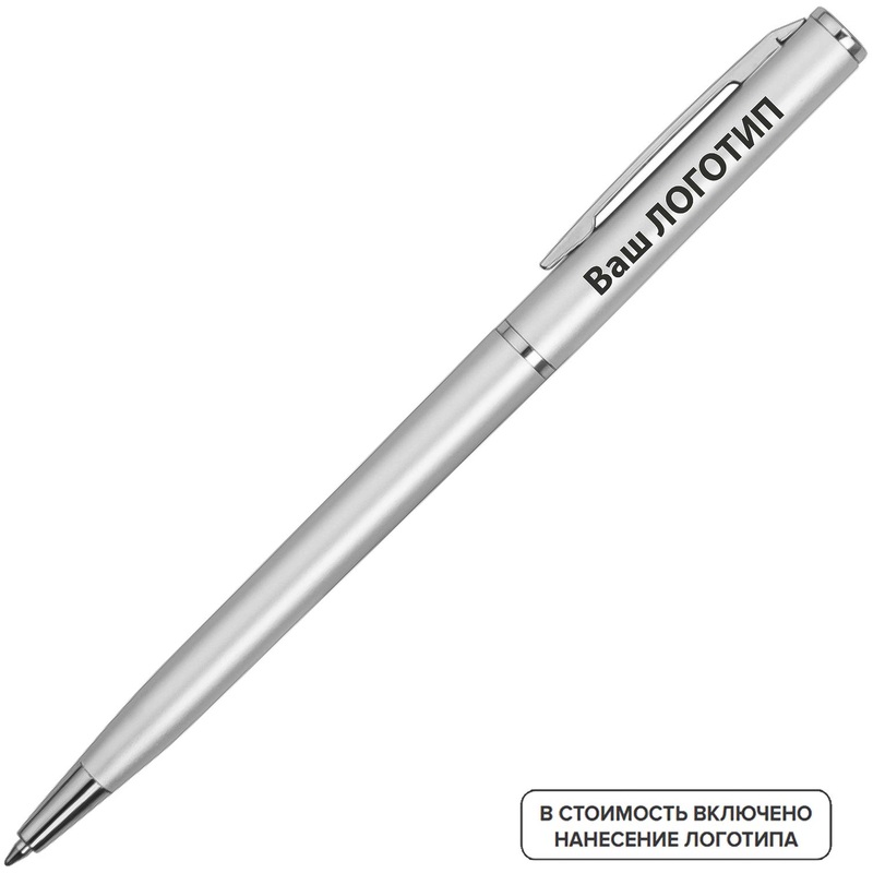 Изображение товара Ручка шариковая автоматическая Наварра синяя толщина линии 1 мм (1000 штук в упаковке) с лого