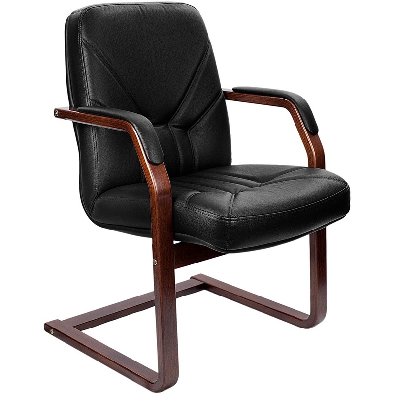 Изображение товара Конференц-кресло Multi-Office Verona черное с темным орехом