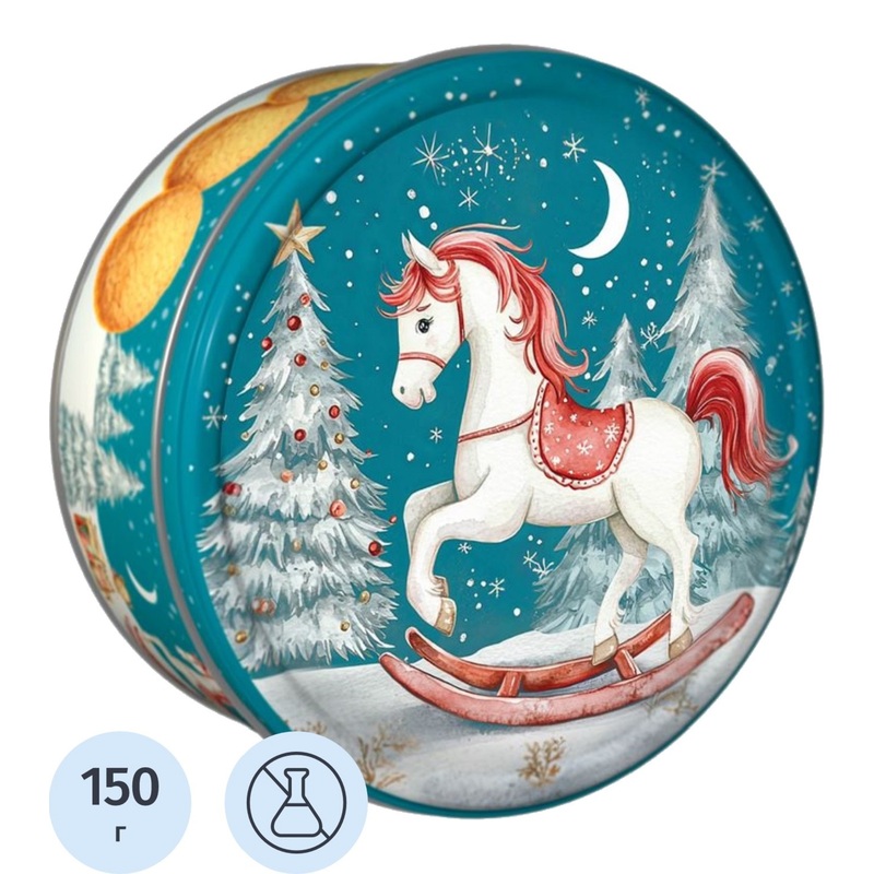 Изображение товара Печенье сдобное Regnum Символ Года Лошадь 150 г - вкусное праздничное угощение