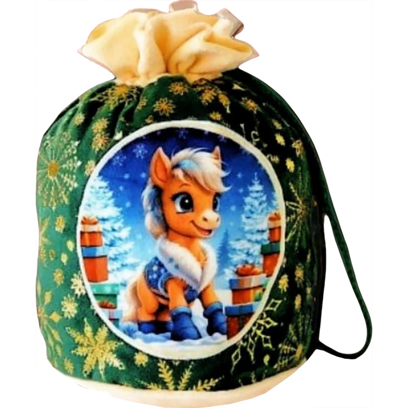 Изображение товара Новогодний сладкий подарок Азбука Праздника Лаврик 1000 г яркий набор конфет с мешочком