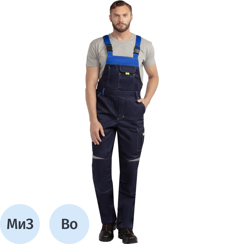 Изображение товара Полукомбинезон рабочий летний мужской Грегаль л23 с защитой и светоотражением