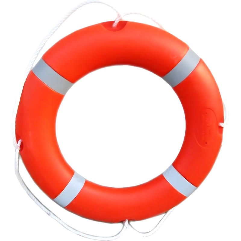 Изображение товара Круг спасательный профессиональный оранжевый (диаметр 45 см)