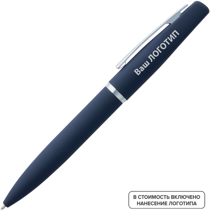 Изображение товара Шариковая ручка Bolt SoftTouch синяя 0.7 мм 50 шт упаковка с логотипом