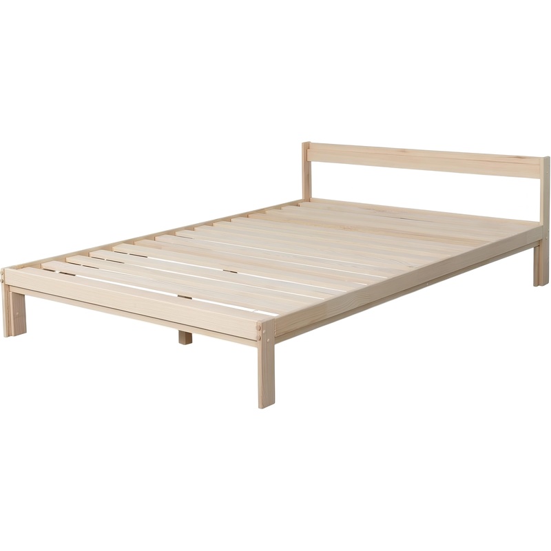 Изображение товара Кровать Ирен с ламелями из массива дерева 2050х1640х630 мм