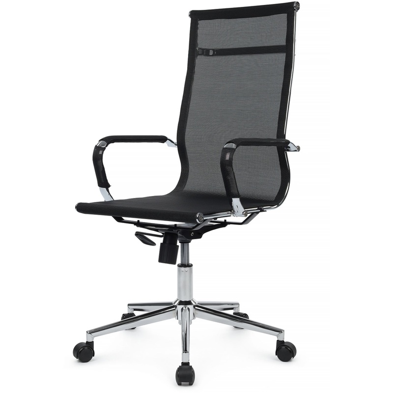 Изображение товара Кресло для руководителей RV Design Hugo черное высокая спинка офисное