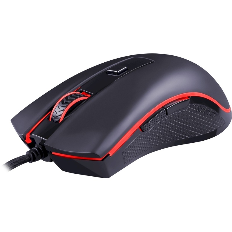 Изображение товара Игровая мышь Redragon Cypher чёрная с подсветкой 12800 dpi, USB