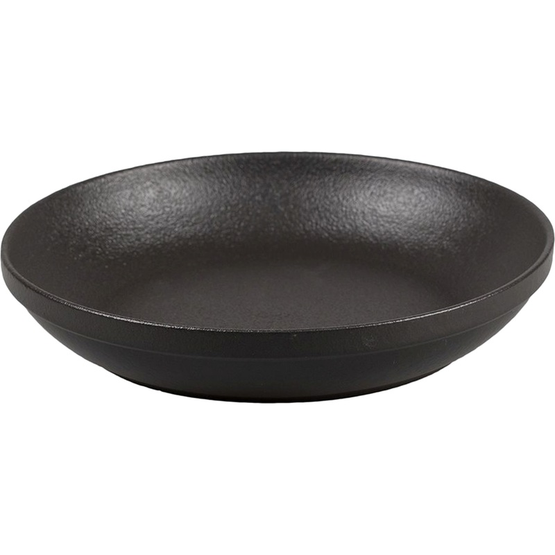 Изображение товара Набор салатников фарфоровых P.L. Proff Cuisine Smooth Black Raw Stellar 23,5 см 900 мл чёрный (4 штуки в упаковке)