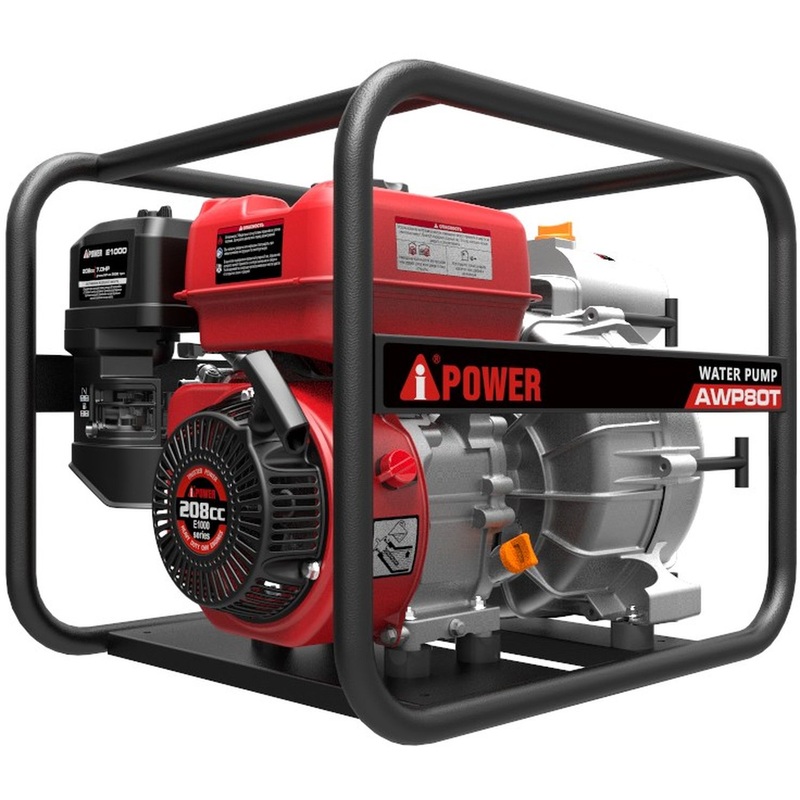 Изображение товара Мотопомпа бензиновая A-iPower AWP80T для грязной воды