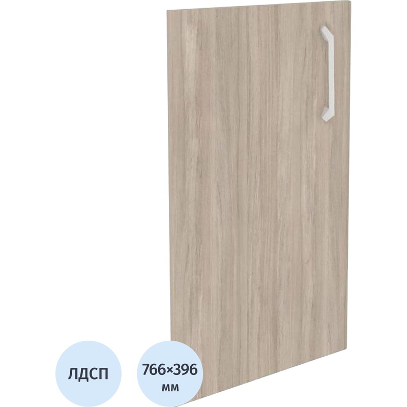 Изображение товара Дверь низкая левая Onix O.D-3(L) ЛДСП дуб аттик 396х766 мм