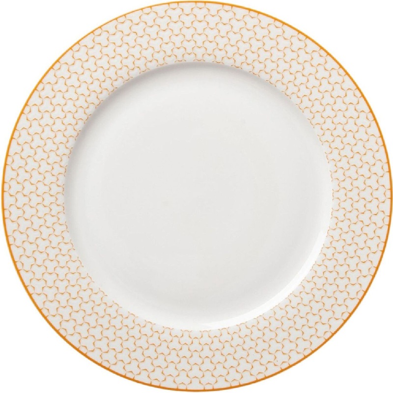 Изображение товара Обеденная тарелка Home Queen Медовая фарфор 26.8 см 6 штук для сервировки стола