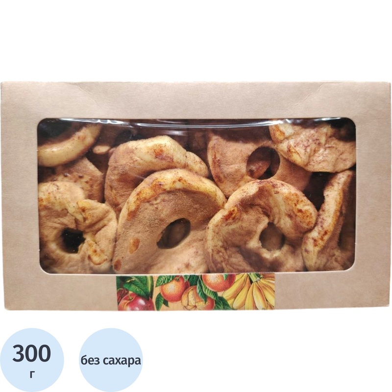 Изображение товара Яблоки сушёные От Винта с корицей 300 г