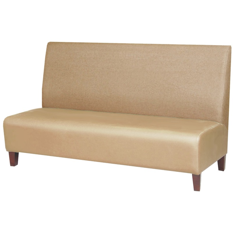 Изображение товара Диван двухместный Торонто бежевый (искусственная кожа)