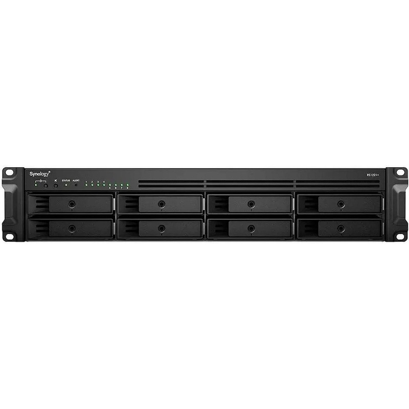 Изображение товара Сетевое хранилище Synology RS1221+ 2U NAS для бизнеса с RAID и расширяемой памятью