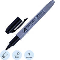 Маркер перманентный Crown Multi Marker Slim черный (толщина линии 2 мм)   круглый наконечник