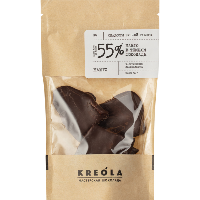 Изображение товара Манго Kreola в глазури слайсы 70 г