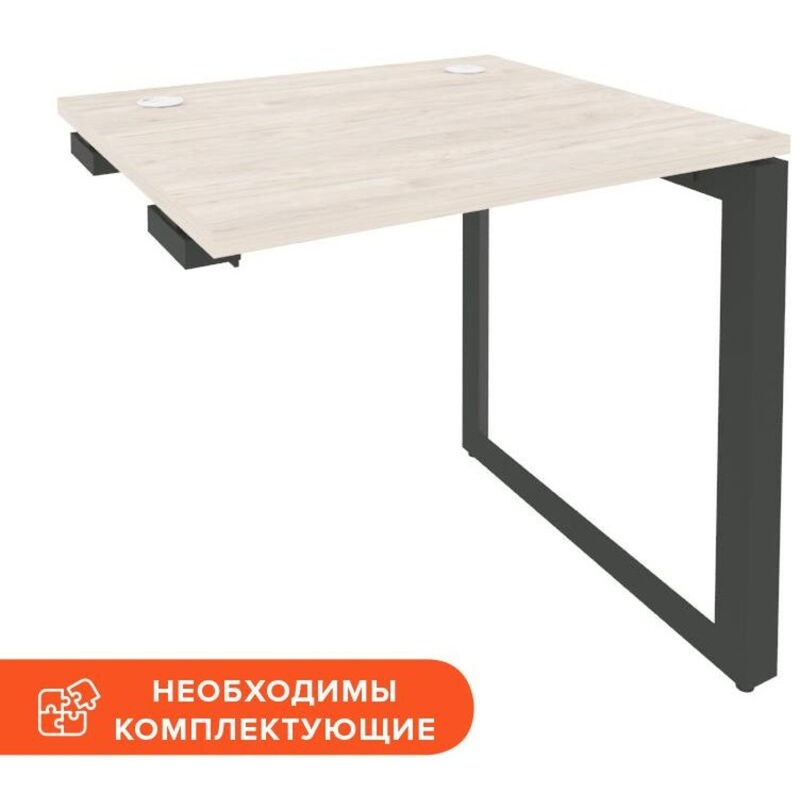 Изображение товара Стол прямой Onix-О 780x720x750 денвер светлый антрацит сборный каркас метал