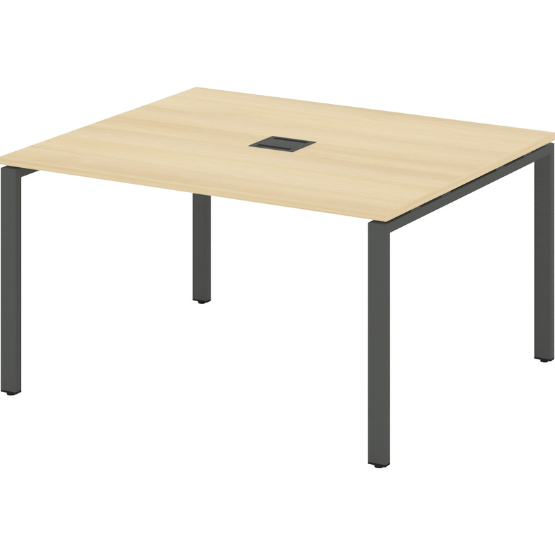 Изображение товара Стол для переговоров SN-6P.SPRG-033 из ЛДСП с металлокаркасом 1380х1180х750 мм