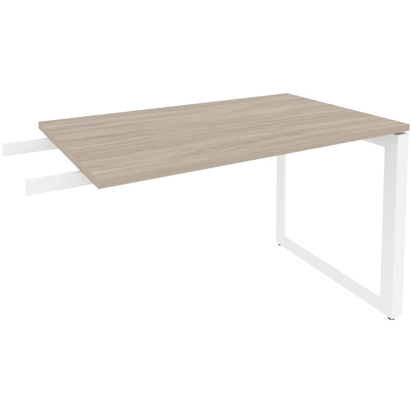 Изображение товара Брифинг-приставка к столам Onix-O O.MO-BR-11 дуб аттик и белый, сборная