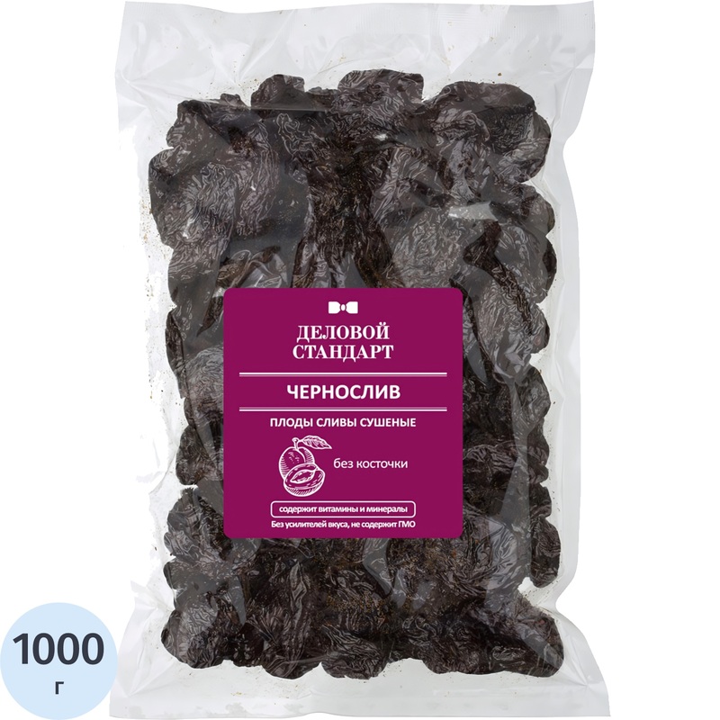 Изображение товара Чернослив Деловой Стандарт 1 кг натуральный сушеный без косточек