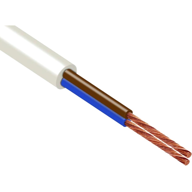 Изображение товара Провод ПВС 2x1.5 (100 метров) бухта белый ПромЭл 13431230 ГОСТ