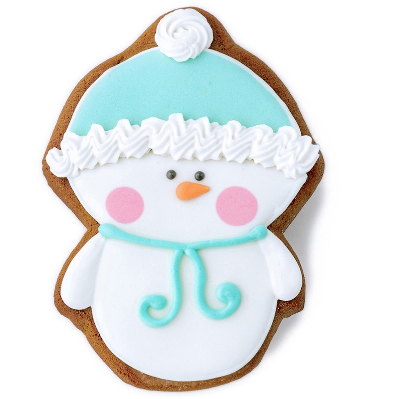 Изображение товара Пряник Пекарня Софи Снеговичок имбирно-медовый 70 г (30 штук в упаковке)